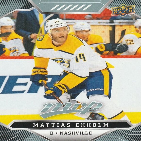 Mattias Ekholm Nashville Predators NHL Hockey Card Collection - 4 Card Set - Picture 3 of 5